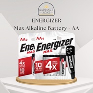 ENERGIZER Max Alkaline Battery E91BP2-AA - 2Pcs & E91BP4-AA - 4Pcs