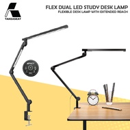 FLEX Dual LED Study Desk Lamp ★ Dimmable Lamp ★ Foldable Lamp ★ Swing Lamp ★ Study Table Lamp