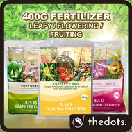 400g BLS Leafy Fertilizer 45 / Flower Bloom Fertilizer 47 / Fruiting Fertilizer 43 Garden Granules B