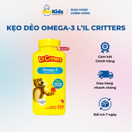 Kẹo Gấu Gummy Lil Critters Bổ Sung Vitamin Và Khoáng Chất - 220 Viên - Omega 3