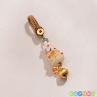 內地直送 - 炭烧猫爪菩提根汽车钥匙扣精致挂件平安挂坠链好运小礼物挂饰