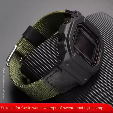 Nylon Canvas Watch Strap For Casio G-SHOCK DW6900 DW5600 GW-M5610 GA110 DW-H5600 GM5600 Watch Band M