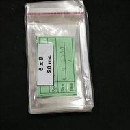 Opp plastic glue 6 x 9