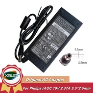 🔥 Original 19V 2.37A AC DC Adapter Charger for Philips AOC 274E5Q 224E5Q 272E1GSJ ADPC1945 ADPC1945EX LCD Monitor Power Supply