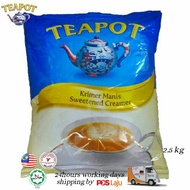 TEAPOT Susu Pekat Krimer Manis Teapot 1 Paket 2.5kg / Teapot Sweatened Creamer 1 Packed 2.5kg