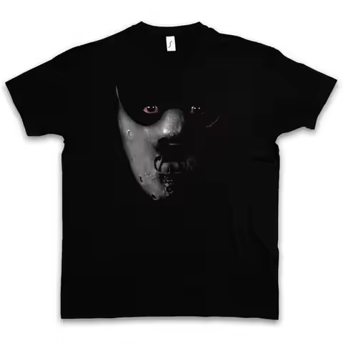 HANNIBAL MASK T SHIRT Face Red The Silence der Lecter Dragon of Lambs S 5XL