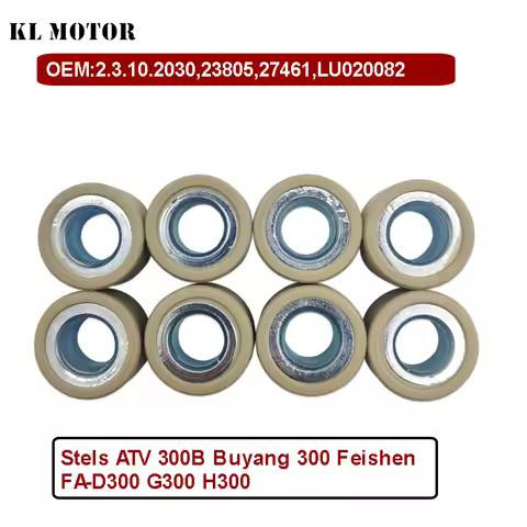 8PCS Variator Roller Weight for BUYANG 300 STELS ATV 300B 2.3.10.2030 LU020082 Linhai ATV UTV CUV Ca