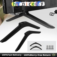 2Pcs Universal Stable Tv Mount Stands Tv Base Replacement 43/50In with Screws Pangkalan Televisyen P