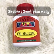 21st Century Cal Mag Zinc (30's) Calcium Magnesium Zinc 216088
