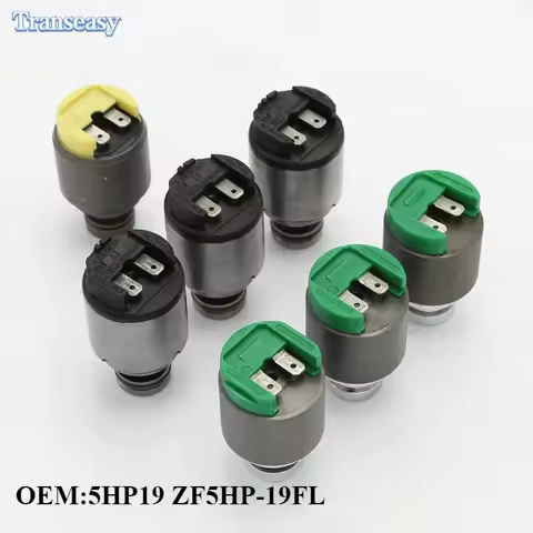 7PCS Transmission Solenoids Kit 5-SPEED Automatic Trans Fit for BMW Audi 5HP19 ZF5HP-19FL