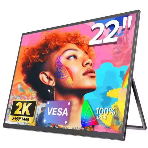 UPERFECT UMax 22 Computer Gaming Display 22inch Monitor 2K 1440P 100% sRGB USB-C HDMI IPS Screen for