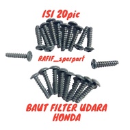 (CONTENTS 20 PCS) FILTER BOLT/AIR BOLT/HONDA AIR FILTER BOLT 5X25