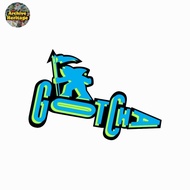 Gotcha usa skate surf sticker