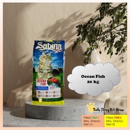 【Tails Story】SABINA Cat Food 20kg | Sabina Makanan Kucing 20kg | Protein Makanan Haiwan