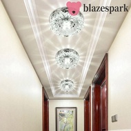 BLAZESPARK LED Ceiling Lights, Crystal 3W Balcony lamp, Multicolor Downlight Aisle Flush Modern 220V