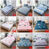 Cadar Cotton Bedsheet Queen Size Bedsheet King Size Bed Sheet Super Single Fitted