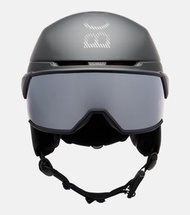Bogner Logo leather-trimmed ski helmet