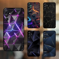 Samsung A34 5G phone case with black border Gaming pattern