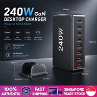 240W USB C for Charger 8-Port Multiple Devices Charging Station New 268W Desktop Base Charger