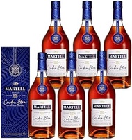 SHOP24 Martell Cordon Bleu Cognac 70cl 6 Bottles - Exceptionally Rounded, Mellow Sensation with Gift Box 100% Authentic