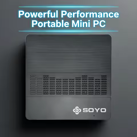 SOYO Mini PC Y5AIR Intel i5 4250U & Y5PLUS i7 4600U CPU 8G RAM 128G ROM VGA USB3.0 M.2 Win11Pro Desk