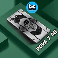 HP 34/Borneo Case, For Latest Tecno Pova 7 4G/5G Phone - The North Face Motif | Stylish and Stylish 