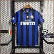 HQ5 09/10 Inter Milan home UCL Final edition high quality football jersey Tshirt Child Adult Plus Si