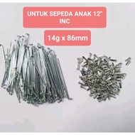 2pcs Spoke Spokes Children's Bike Spokes Size 12 inch Spokes 12 inch Mini BMX Bike Wheels 12 inch Sp