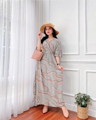 .. DRESS KAREN Baju Wanita Dewasa Bahan Rayon Premium BUSUI Adem Lembut Terbaru 2024 Tali Samping Ka