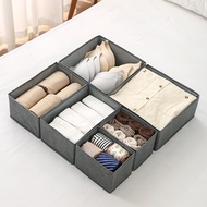July Storage Box Set Of 6 Pieces Underwear Organizer Wardrobe Drawer Clothes
