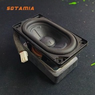 SOTAMIA 2Pcs 45x80mm Full Range Speaker 4 Ohm 20W Rubber Side Long Stroke Strong Bass Speaker 4580 2