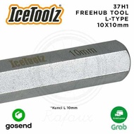 ICETOOLZ Freehub Tool Bicycle L-Wrench 10mm 10mm 37H1