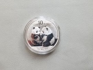 2009年中國熊貓一安士銀幣一個