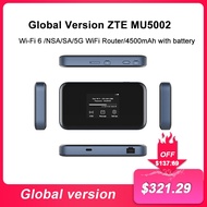 Original ZTE Portable WiFi 5G Router MU5001 LTE CAT22 WIFI 6 1800Mbps NSA+SA Mobile Hotspot 5G Router With Sim Card Slot gubeng