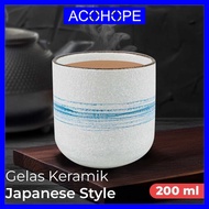 Afope Japanese Style Ceramic Cup 200ml - EP024