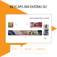 Bộ keycaps Âm dương sư 4 phím | keycaps PBT | Keycaps OEM | Keycaps bàn phím cơ