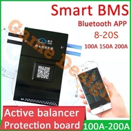 Smart BMS 8-20S 100A150A200A มี Bluetooth/Active Balance ในต้วยี่ห้อ Jikong ใช้ได้ทั้ง LiFePo4 และ N