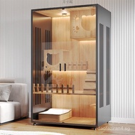 Cat Villa Solid Wood Cat Cage for Home Indoor Double-layer Cat Cabinet Cat House Pet Cat Nest Cat Ca