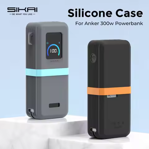 SIKAI Silicone Case for Anker 300w Powerbank Shockproof Cover with Precise Cutouts