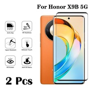 2 Pcs Honor X9B 5G 9D Tempered Glass Screen Protector For Honor X9B X9A X8B X7B X6B 90 200 Pro 4G 5G