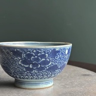 老件 青花 花卉紋碗