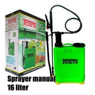 SPRAYER MANUAL 16 LITER TOSITA / KNAPSACK SPRAYER - GARDEN STOREE