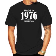 Made In 1976 - Aged To Perfection T Shirt Tee 41st Birthday GIFT PRESENT S-5XLMans Unique Cotton Sho