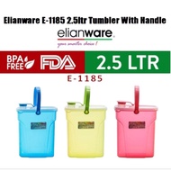 Elianware/tumbler with handle/E-1185/2.5 liter/botol air/bottle/tumbler easy carry/botol air 2500ml/