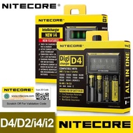9 Nitecore 1 D4 D2 New I4 I2 Digicharger LCD Intelligent Circuitry Global Insurance Li-Ion 18650 14