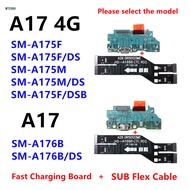 USB Charge Port Jack Dock Connector Charging Board For Samsung Galaxy A17 A4G 5G A175 A716 A175F Mot