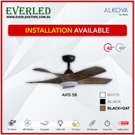 [Installation Available] ALPHA Axis 5BL 42" / 48" DC Ceiling Fan (with 24W Tri-Color Light and Remote)