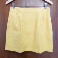 Maje Yellow Skirt