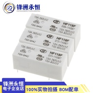 Macro Relay HF118F-005-1HS5T 012 024 VDC 10A4 Pin HF115F Original