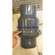 Swing Check PVC 4" DN100 PVC Tabok Valve/ 4" Inch DN 100 PVC Flap Check Valve/